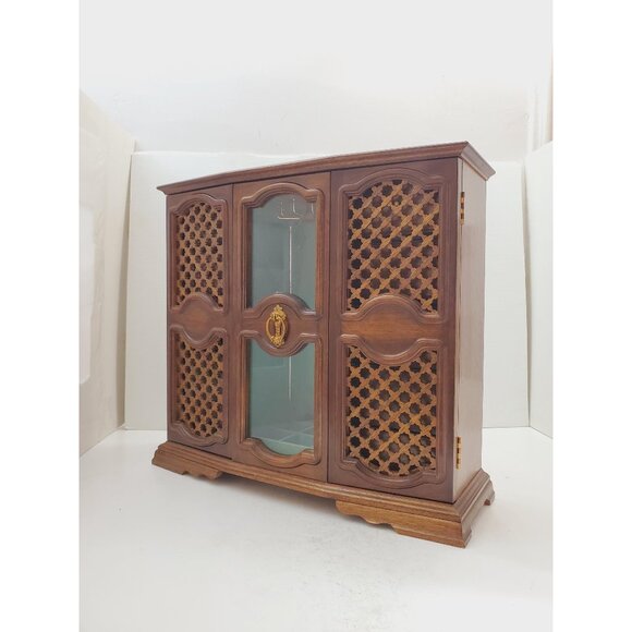 Other - Large Vintage Gunther Mele 1970's wooden jewelry box. Jewellery with drawers.